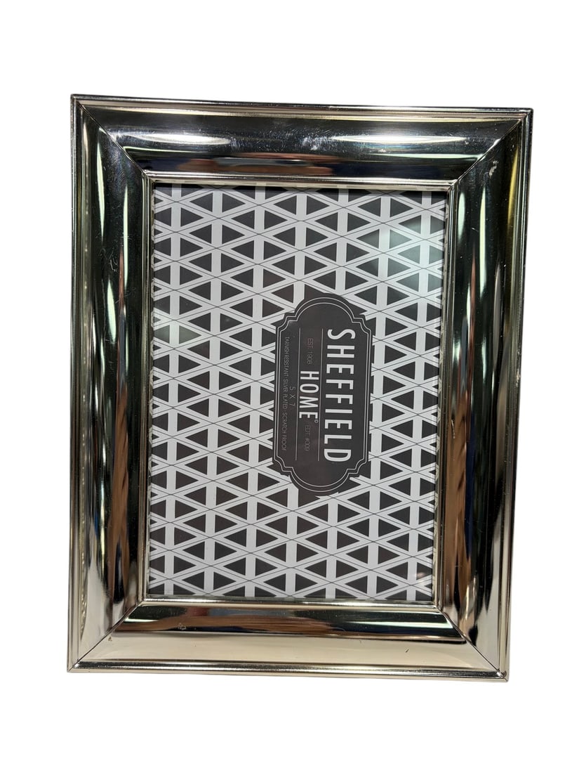 Assorted Silver Plated Metal Picture Frames 4pcs - 3