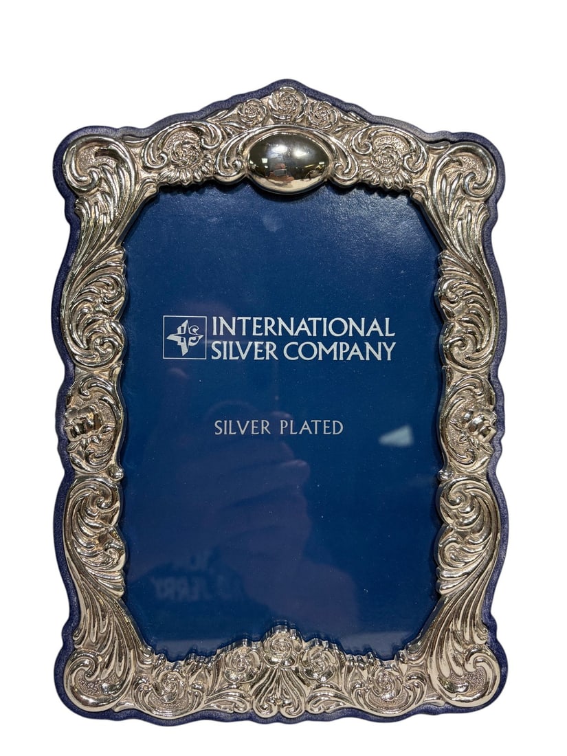 Assorted Silver Plated Metal Picture Frames 4pcs - 4