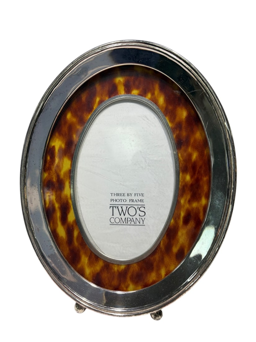 Assorted Silver Plated Metal Picture Frames 4pcs - 5