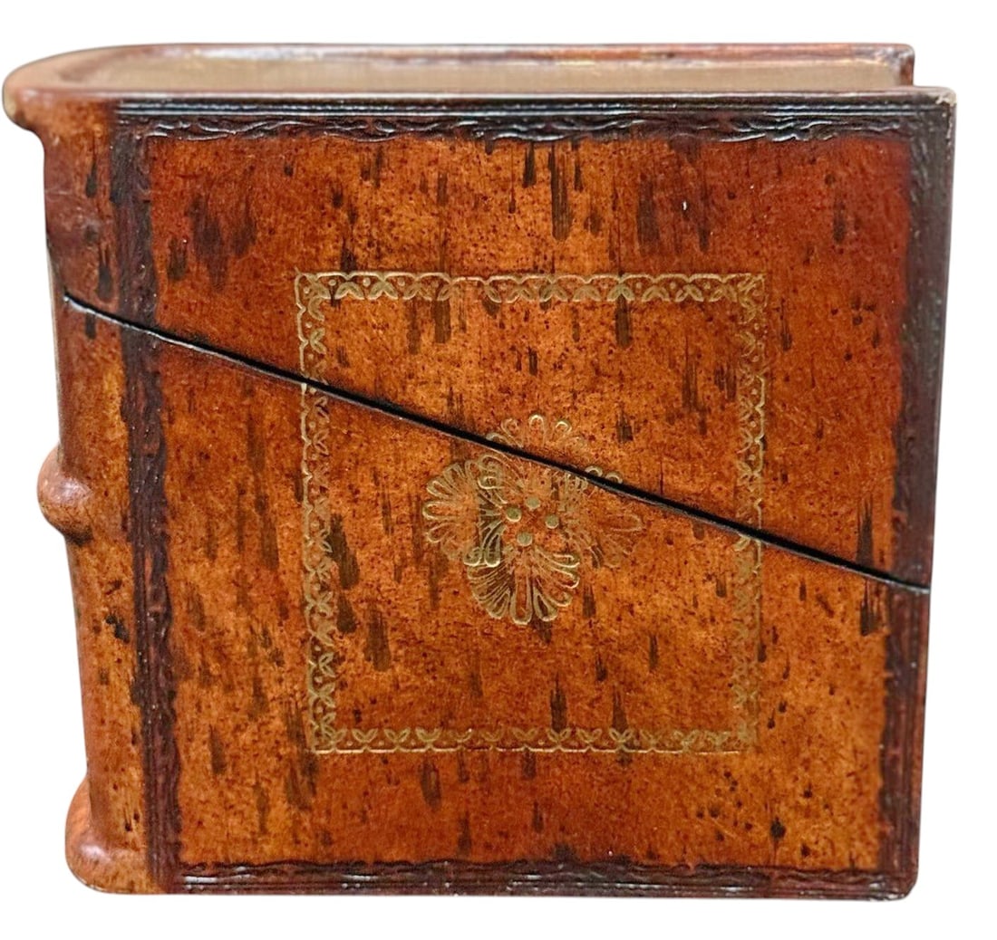 Maitland Smith Leather Case Inset Coasters 4pc SET (1 of 3)