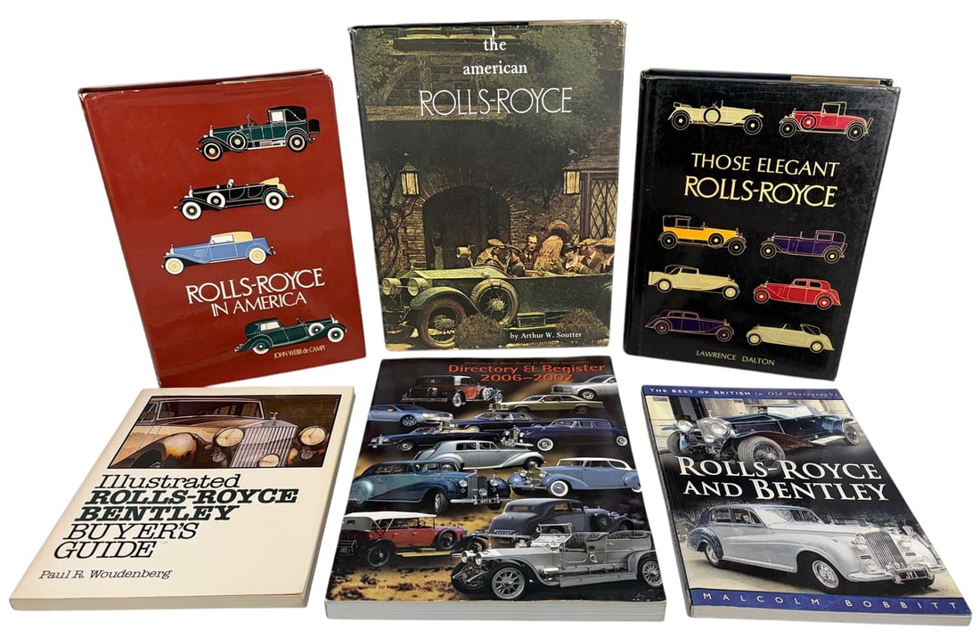 Rolls-Royce & Bentley Reference Books 6pc LOT (1 of 7)