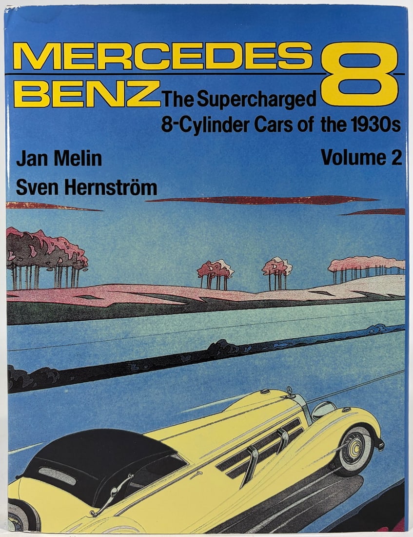 Mercedes-Benz 8 Supercharged Cars Vol 2 HC Book: Mercedes-Benz: The Supercharged 8-Cylinder Cars of the 1930s, Volume 2 hardcover book by Jan Melin and Sven Hernstrom. Illustrated automotive reference devoted to Mercedes-Benz supercharged