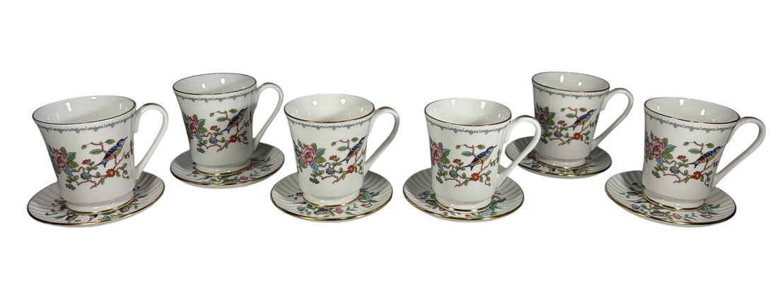 Aynsley Pembroke Cups & Small Plates 12pc LOT (1 of 5)