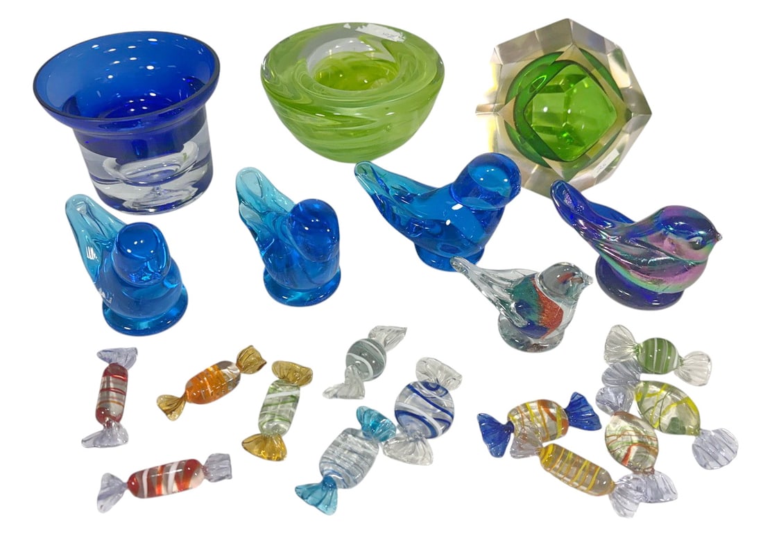 Leo Ward & Art Glass Figures 20pc LOT (1 of 4)