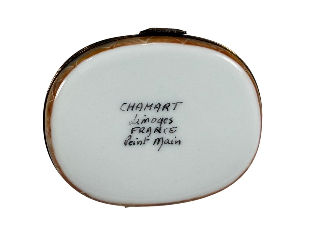 Chamart Limoges Eiffel Tower Trinket Box - 6