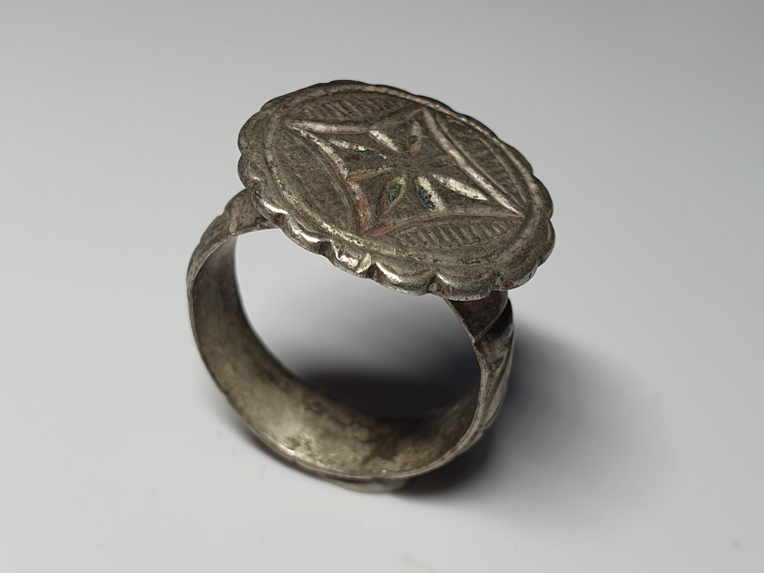 Medieval Crusaders Silver Ring Star of Bethlehem (1 of 3)