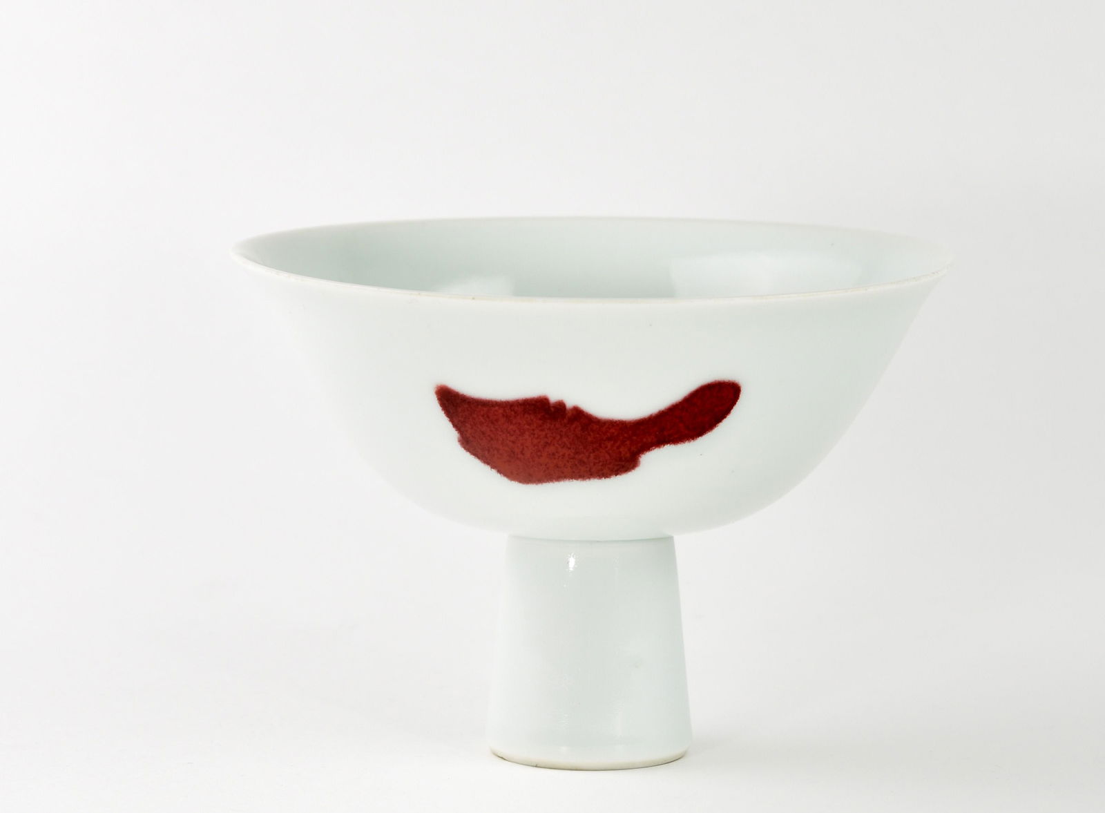 A Very Fine Chinese Copper-Red Stem Cup (1 of 8)