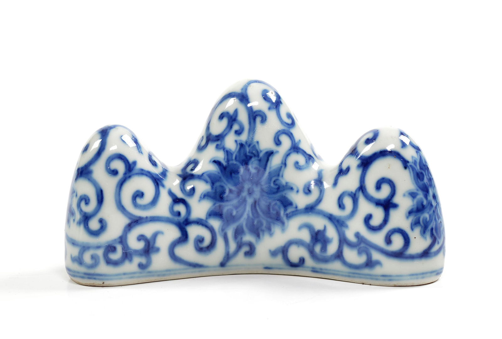 A Rare Chinese Blue and White Brush Rest (1 of 7)
