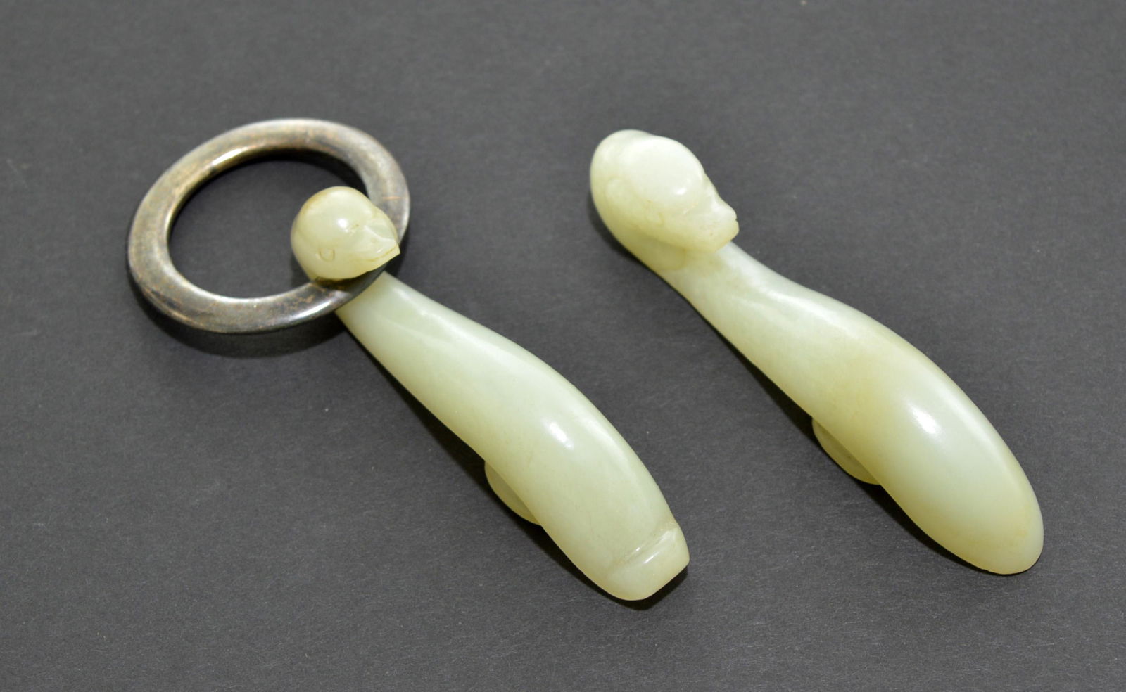 A Pair of Chinese Jade Belt Buckles (1 of 7)