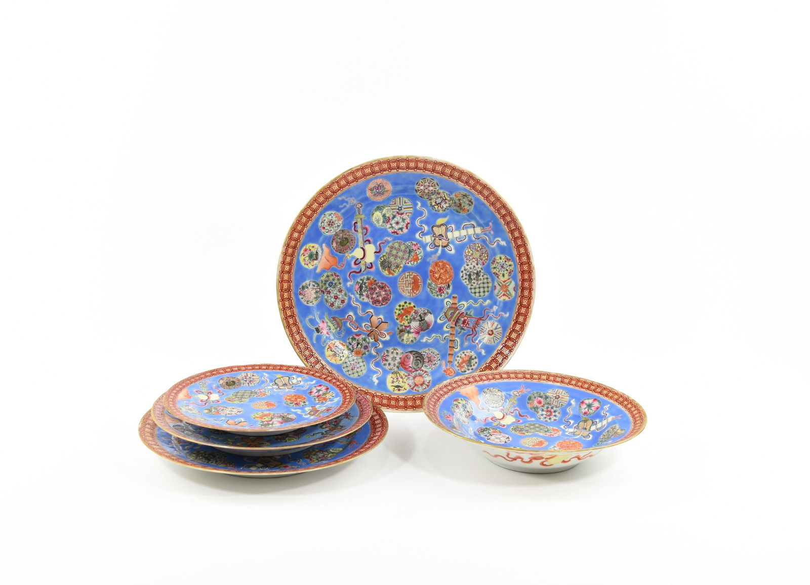 A Group of  Fine Chinese Famille Rose Dishes (1 of 7)