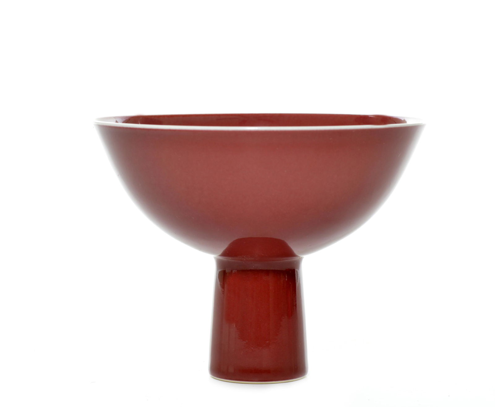 A Very Fine Chinese Copper-Red Stem Cup (1 of 7)