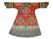 A Fine Chinese Silk Dragon Robe