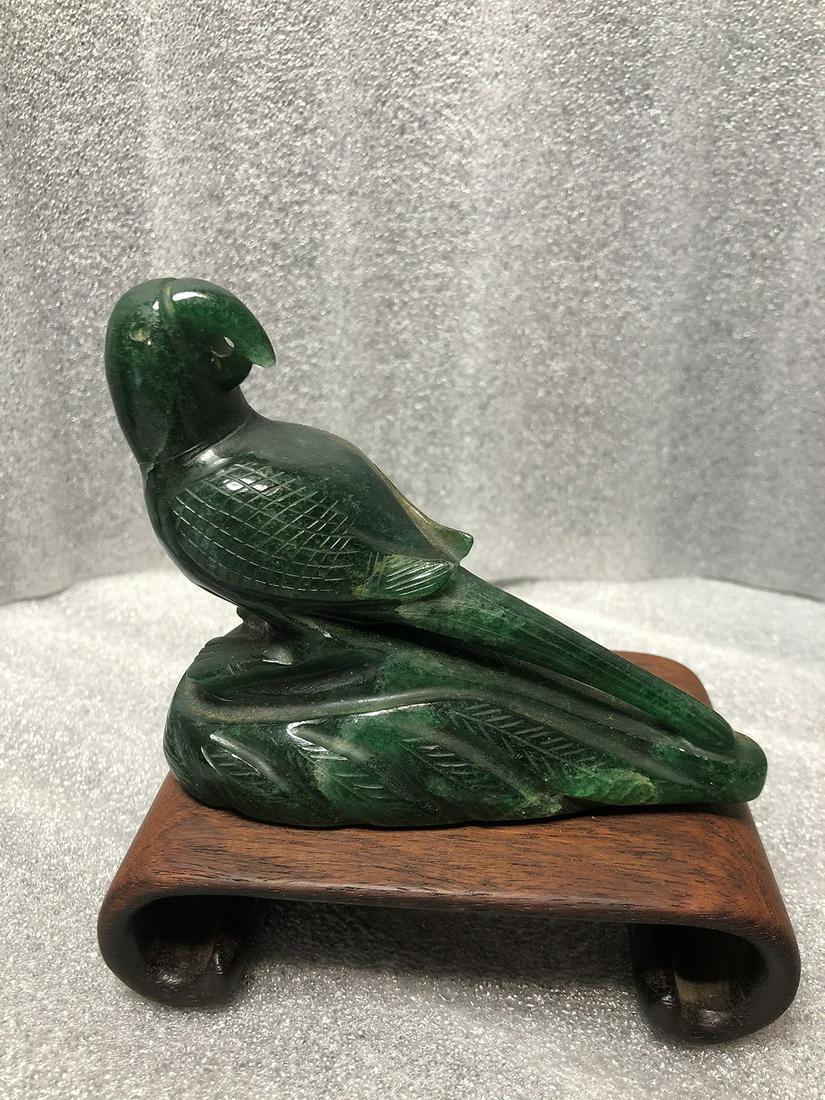 A Carved Jade Parrot (1 of 6)