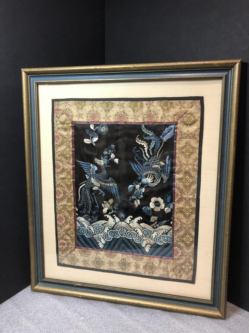 A Chinese Silk Panel (1 of 5)