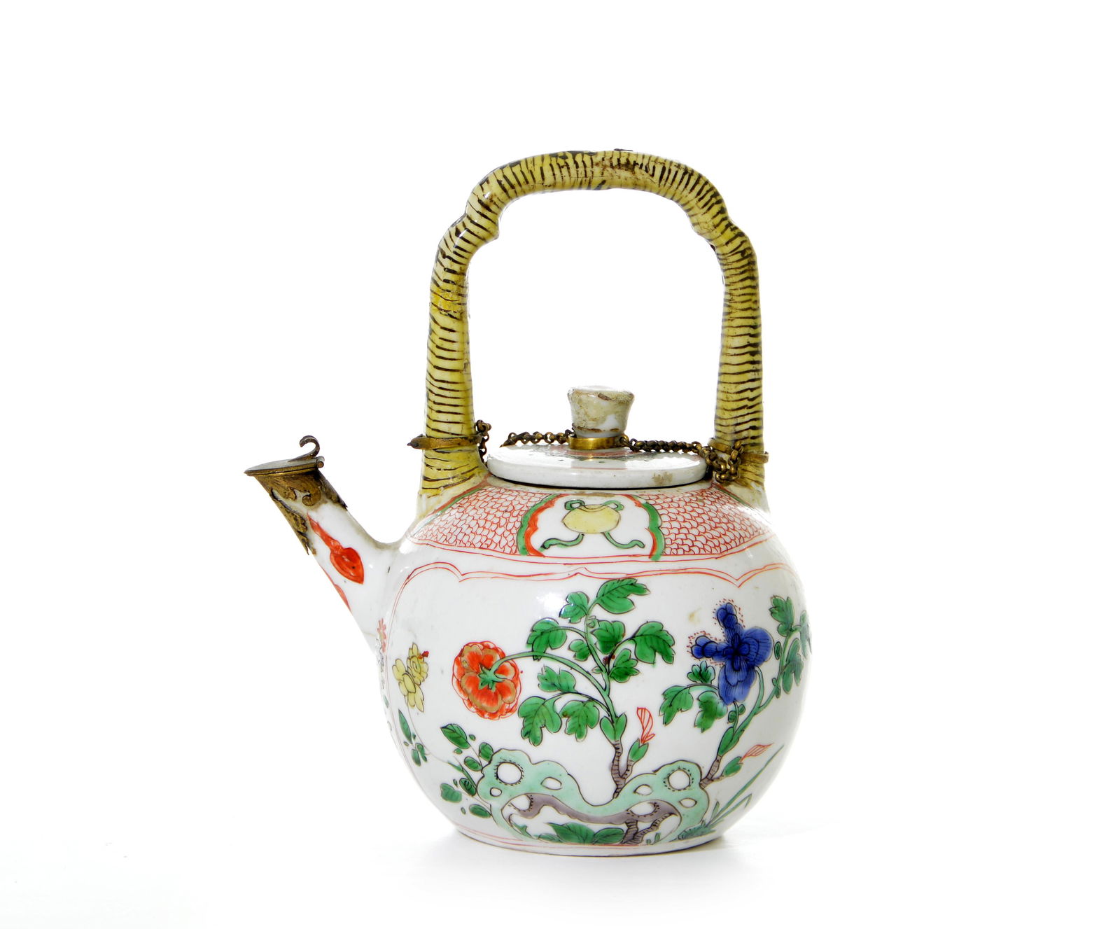 A Chinese Famille Verte Teapot (1 of 9)