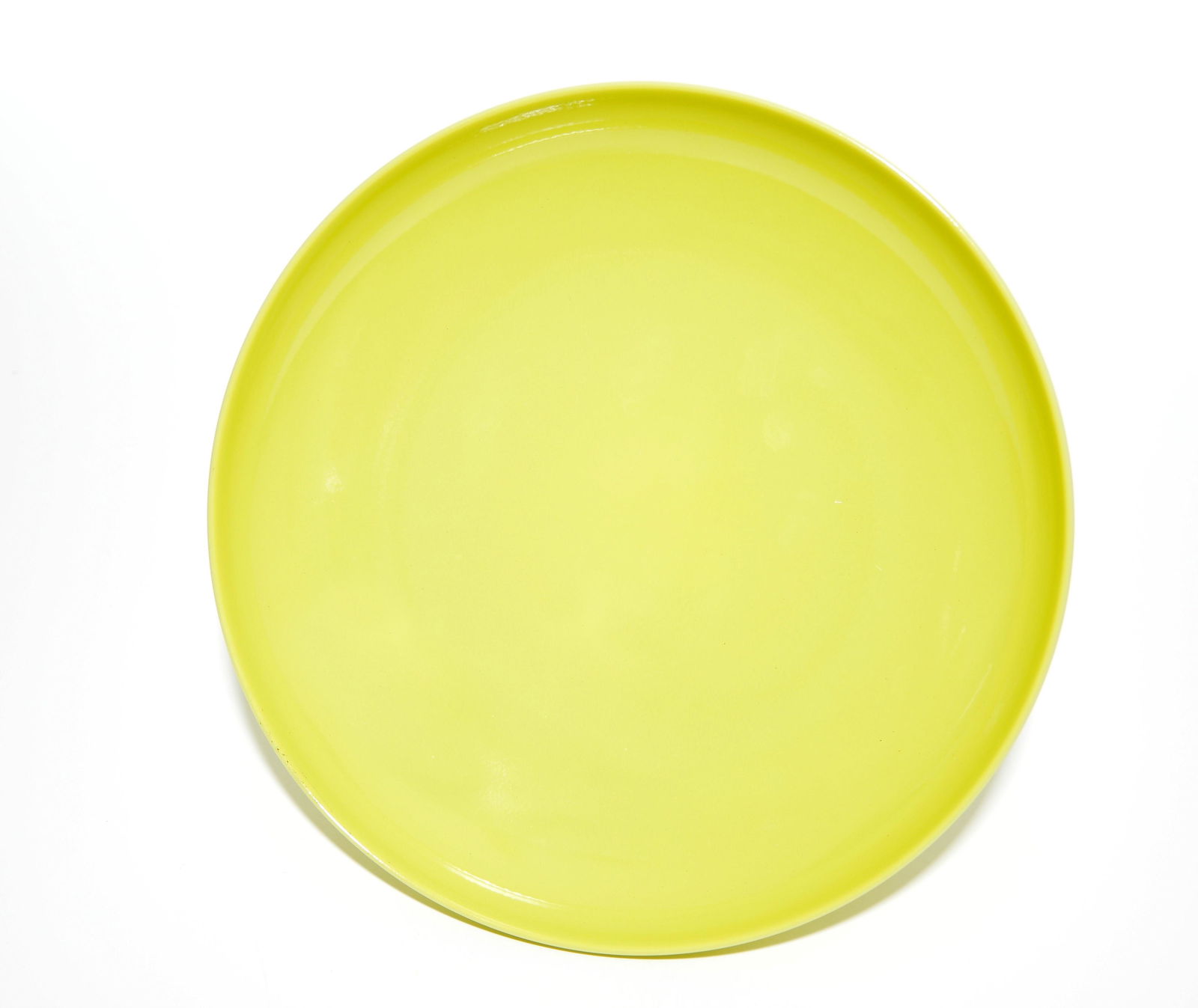 A Fine Chinese Lemon-Yellow Porcelain Dish (1 of 9)