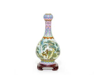 An Extremely Rare and Fine Falangcai-Style Deer and
