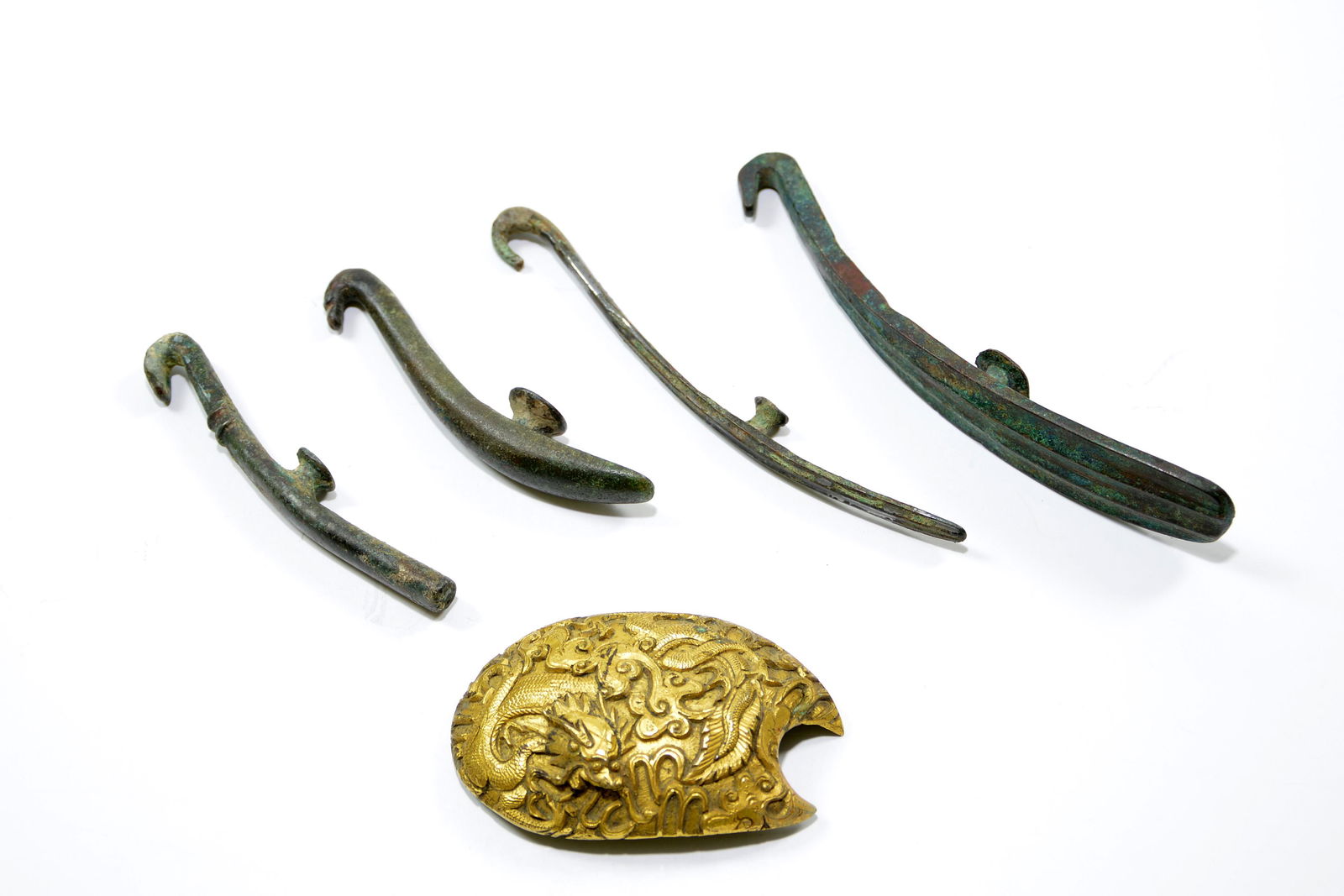 A Group of Bronze Belt Buckles (1 of 3)