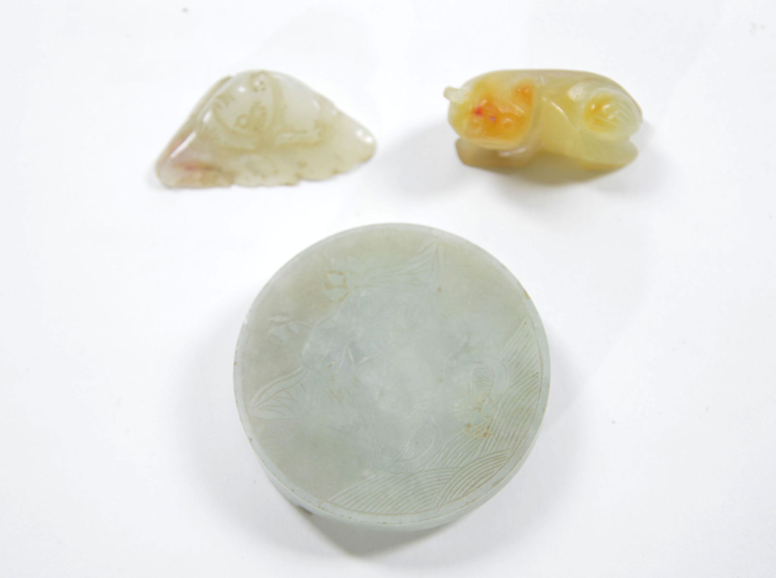 A Group of Chinese Jade and Jadeite Figures (1 of 8)