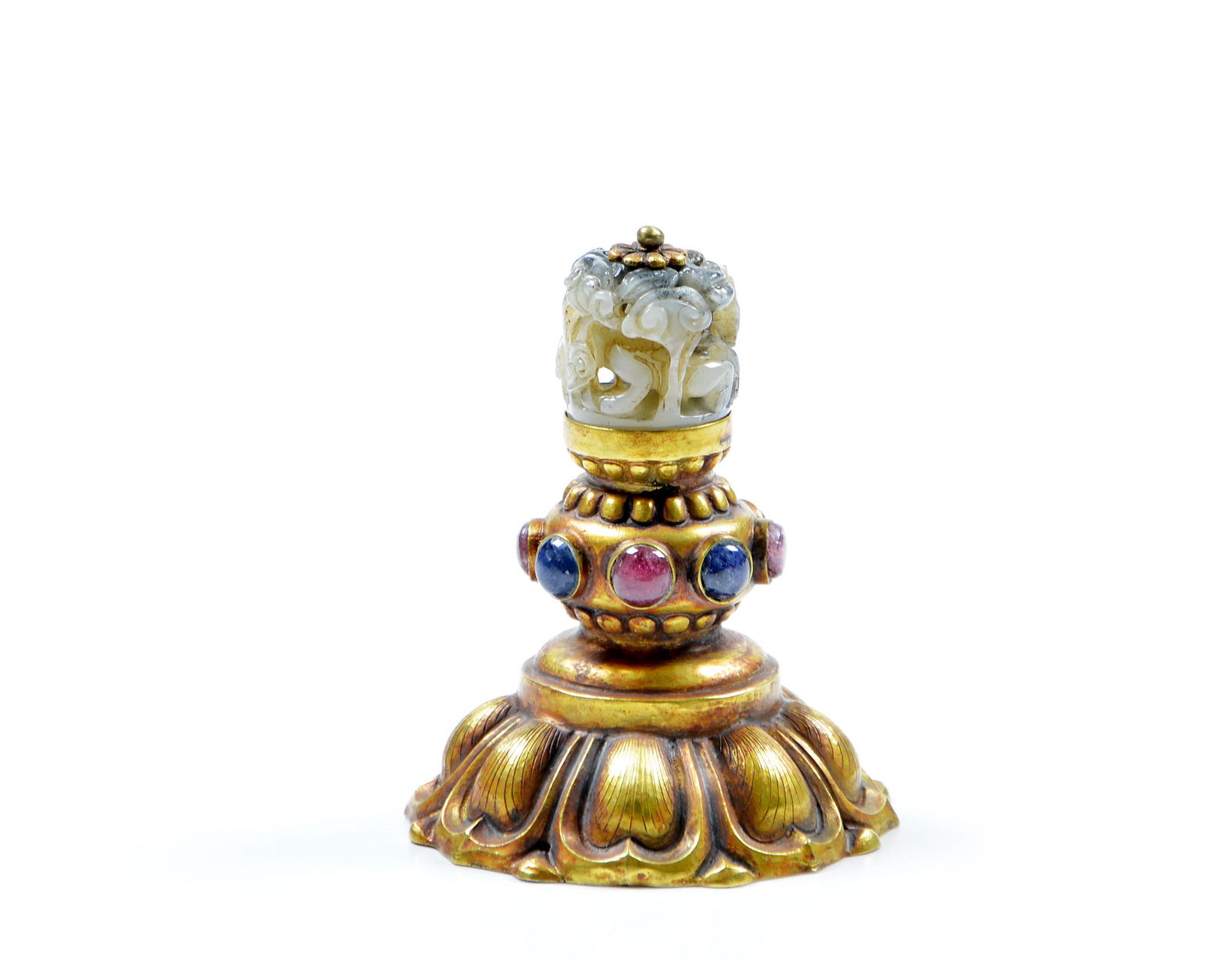 A Rare Mongolian Hat Finial (1 of 7)