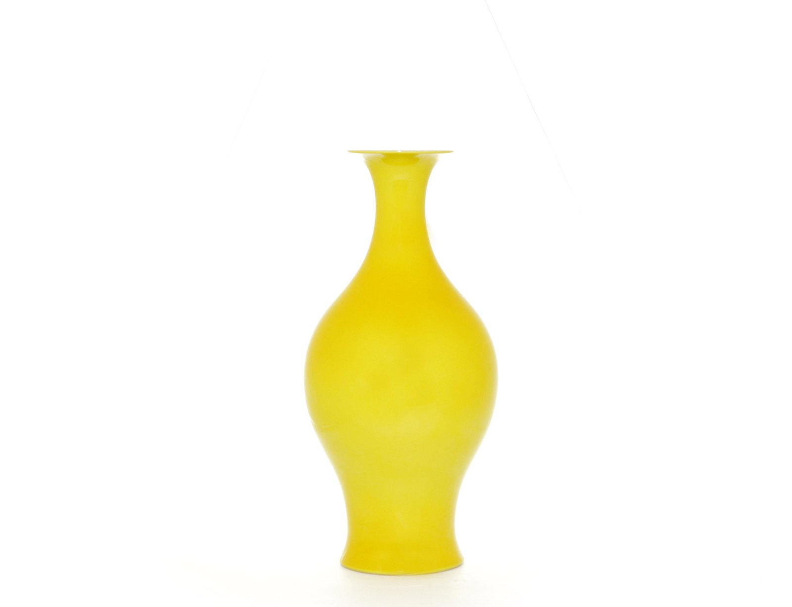 A Rare Chinese Yellow Enamel Vase (1 of 7)