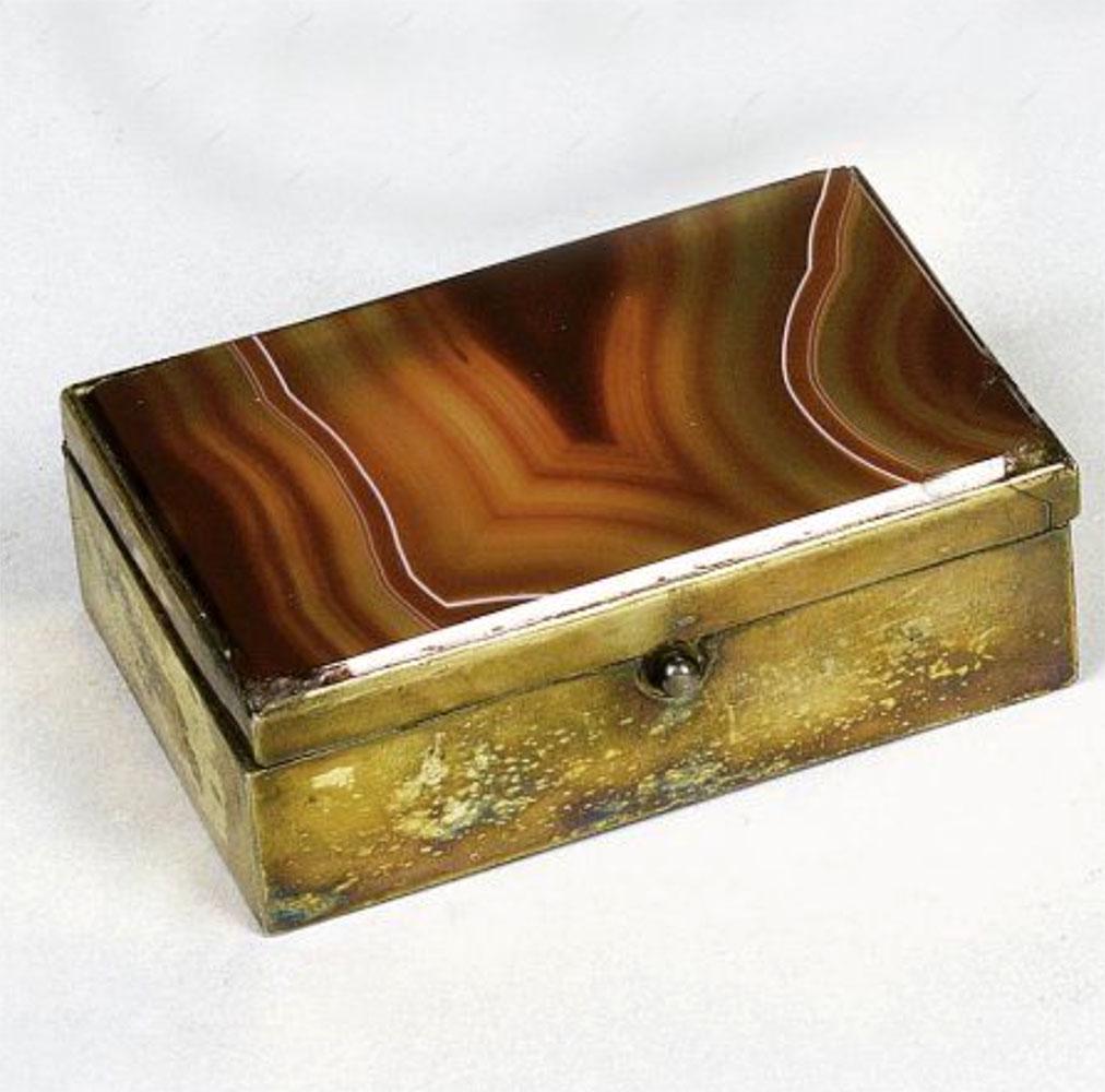 An Agate Brass Box (1 of 1)