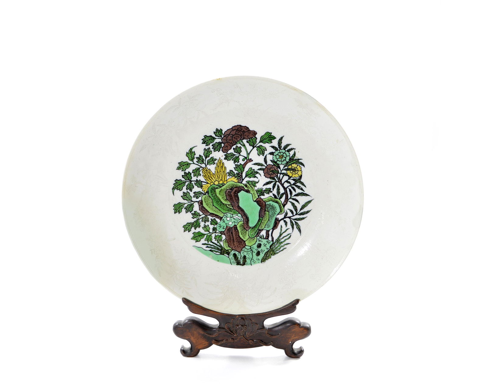 A Very Rare Chinese Famille Verte Dish (1 of 16)