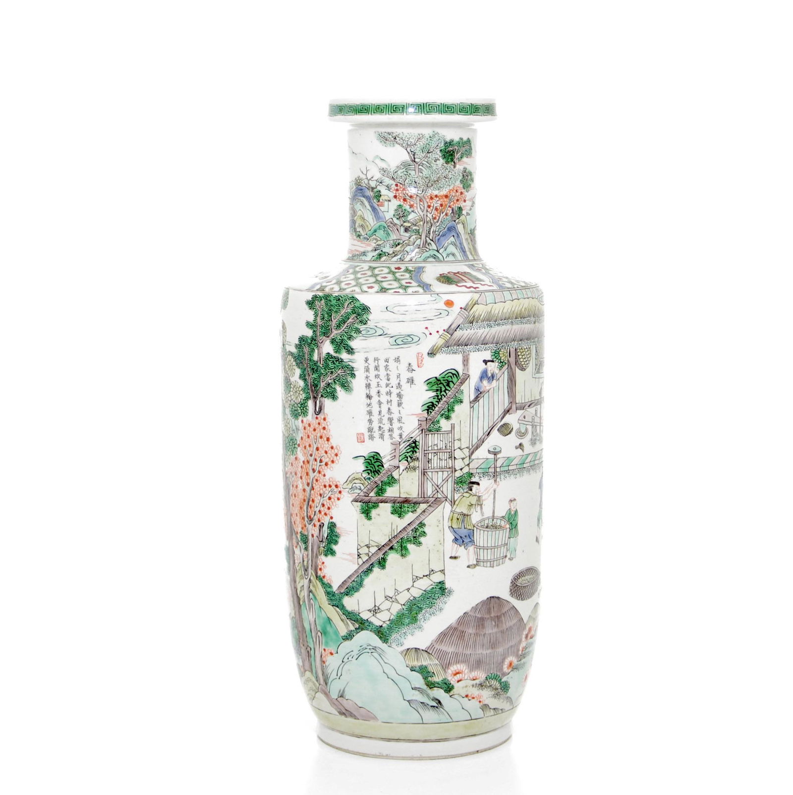 A Fine Chinese Famille Verte Vase (1 of 6)