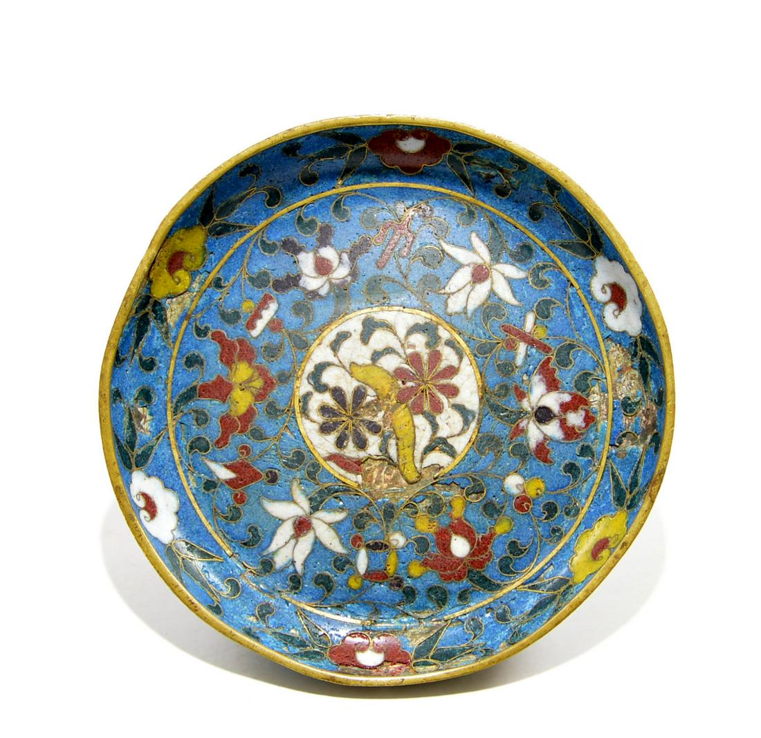 A Ming Dynasty Cloisonne dish (1 of 6)