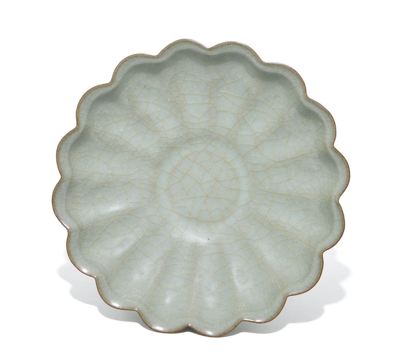 A Fine Chinese Guan-Type 'Chrysanthemum' Dish (1 of 7)