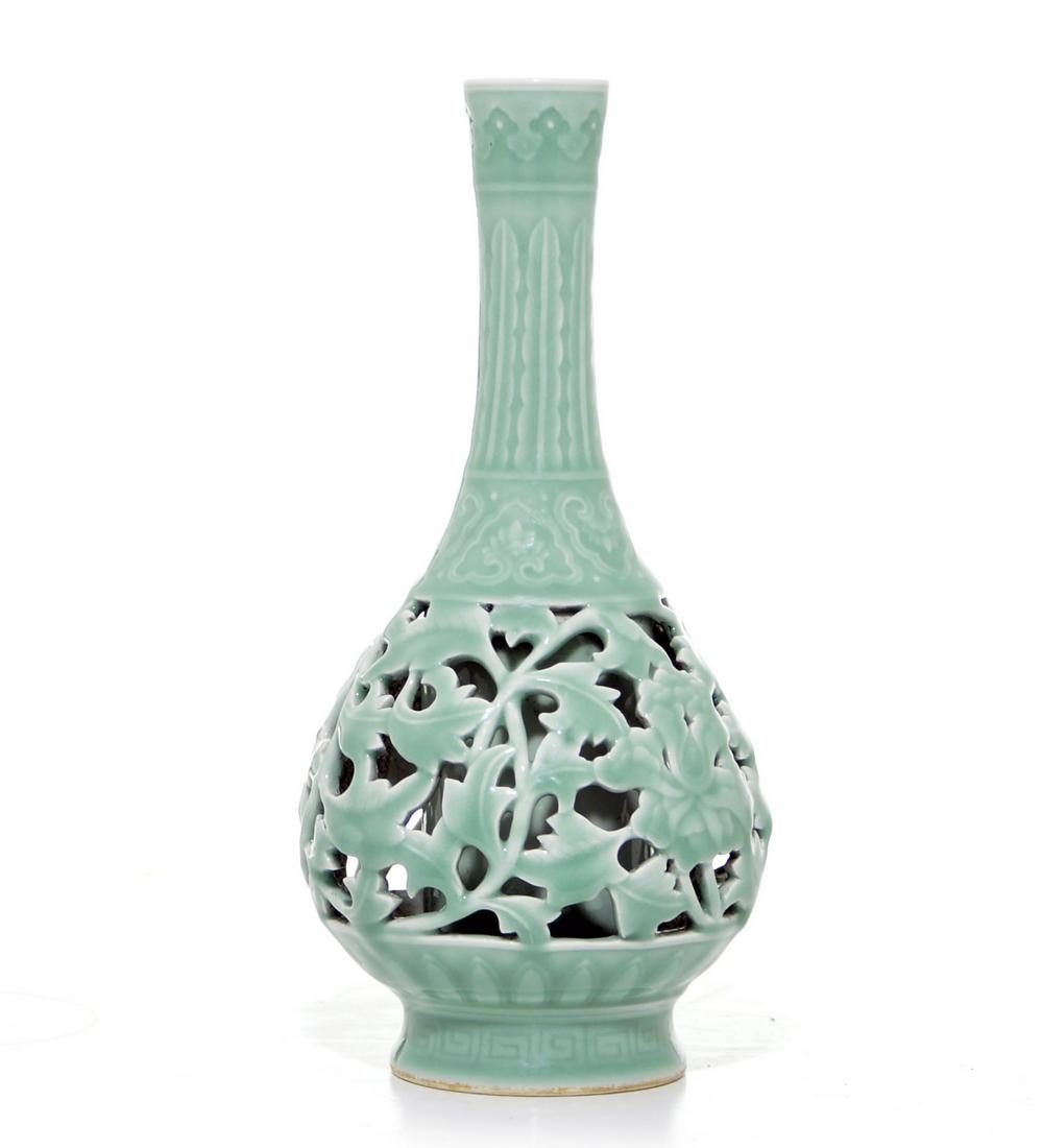 A Rare Chinese Celadon Vase (1 of 10)
