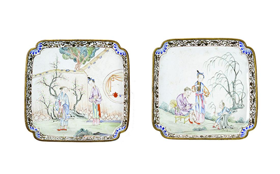 Two Chinese Enamel Dishes (1 of 1)