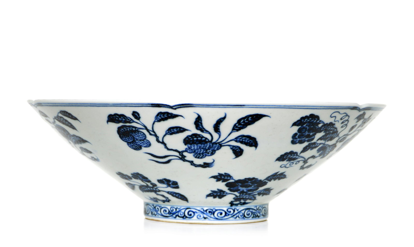 A Chinese Blue and White Conical bowl (1 of 9)