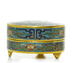 A Rare Chinese Imperial Cloisonne Box