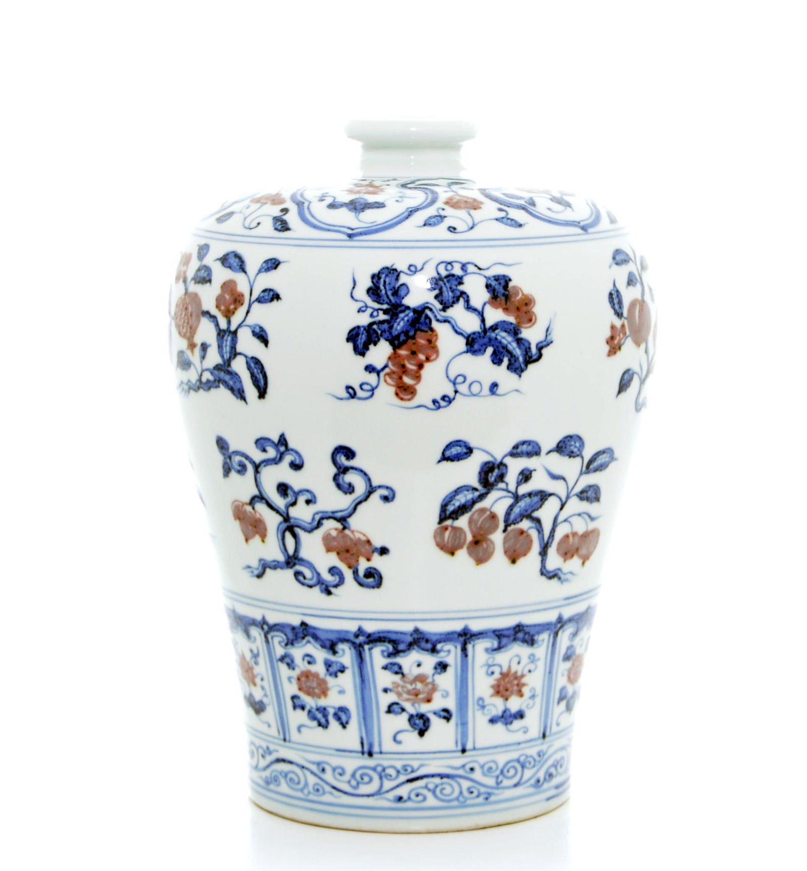 A Fine Chinese Blue and Red Vase (1 of 9)