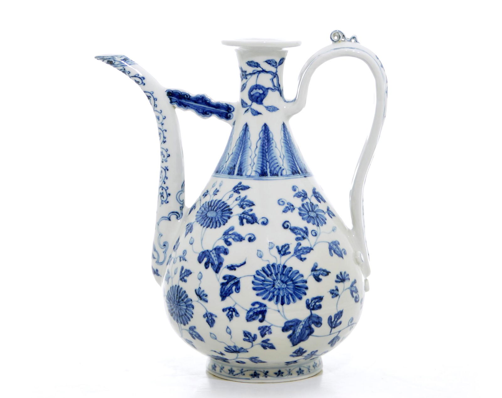 A Fine Chinese Blue and White Ewer (1 of 13)