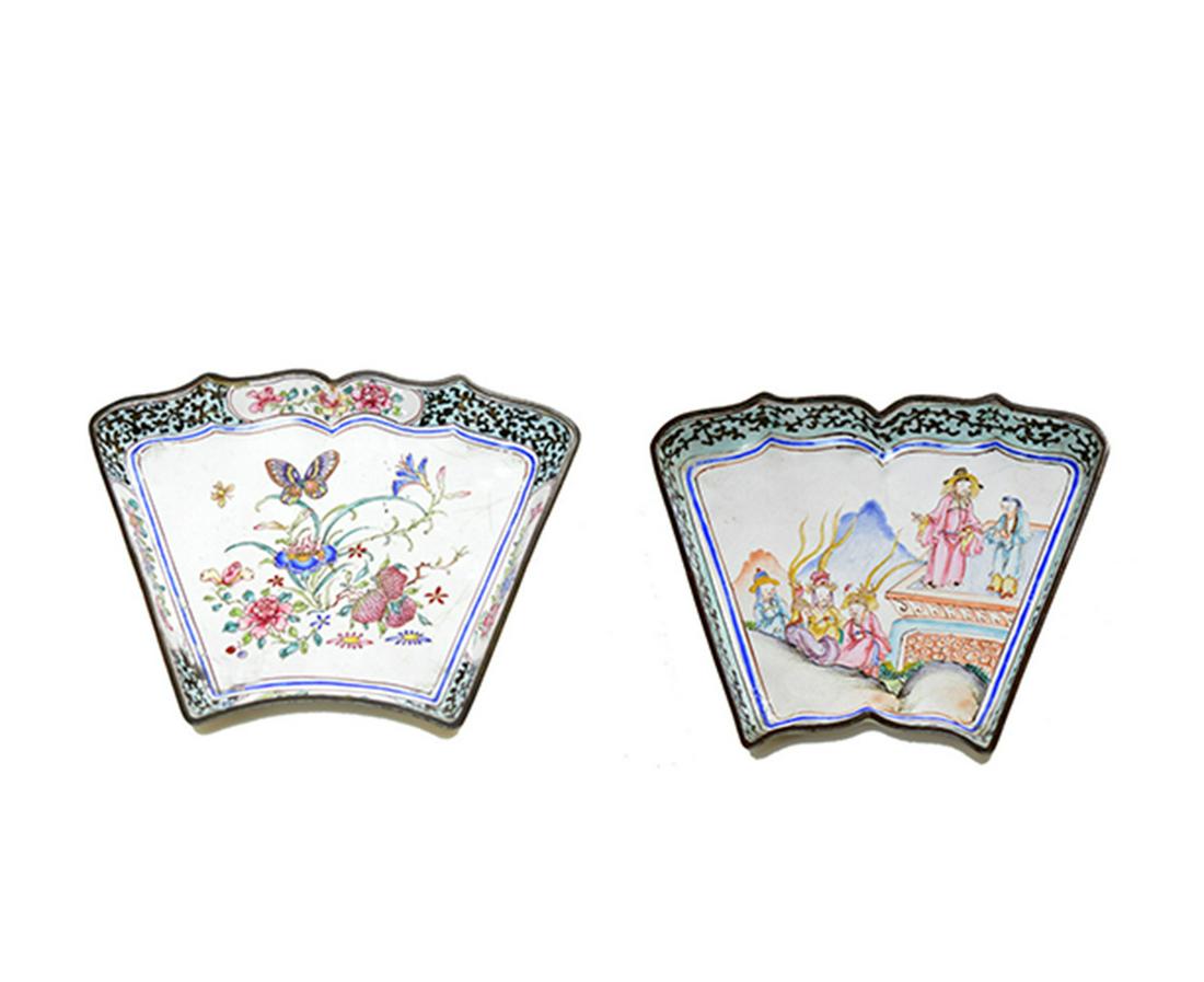 Two Chinese Enamel Dishes (1 of 1)