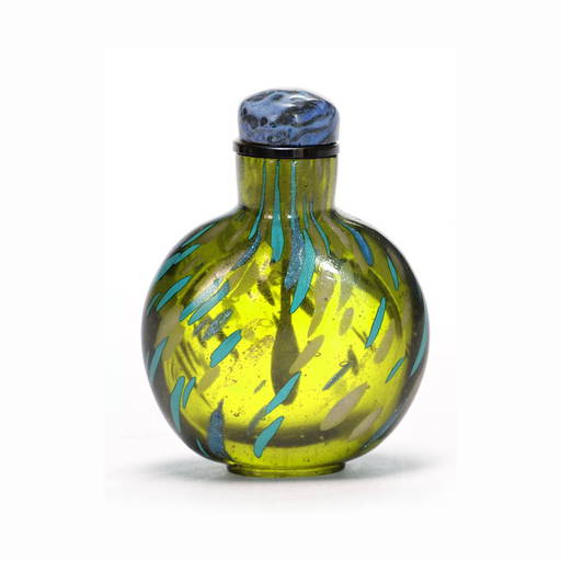Glass Snuff Bottle (19797) on Dec 10, 2022 Kelmscott's Fine Art in TX