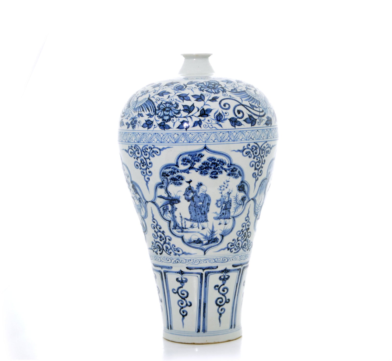 A Large Chinese Blue and White Vase (1 of 15)