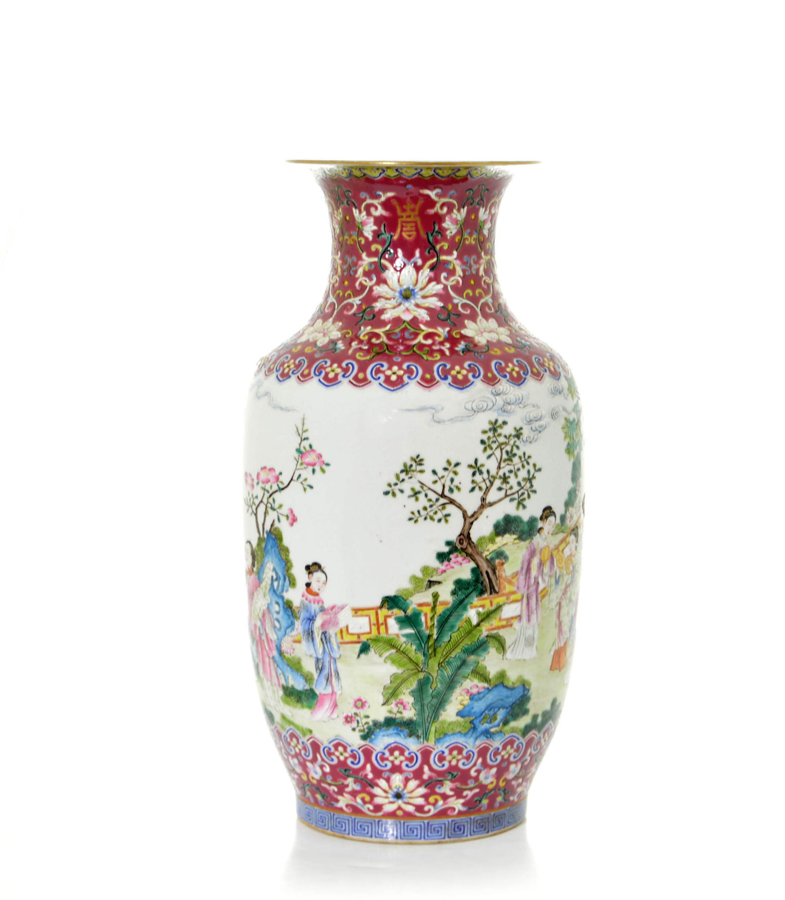 Very Fine Chinese Famille Rose Vase (1 of 14)