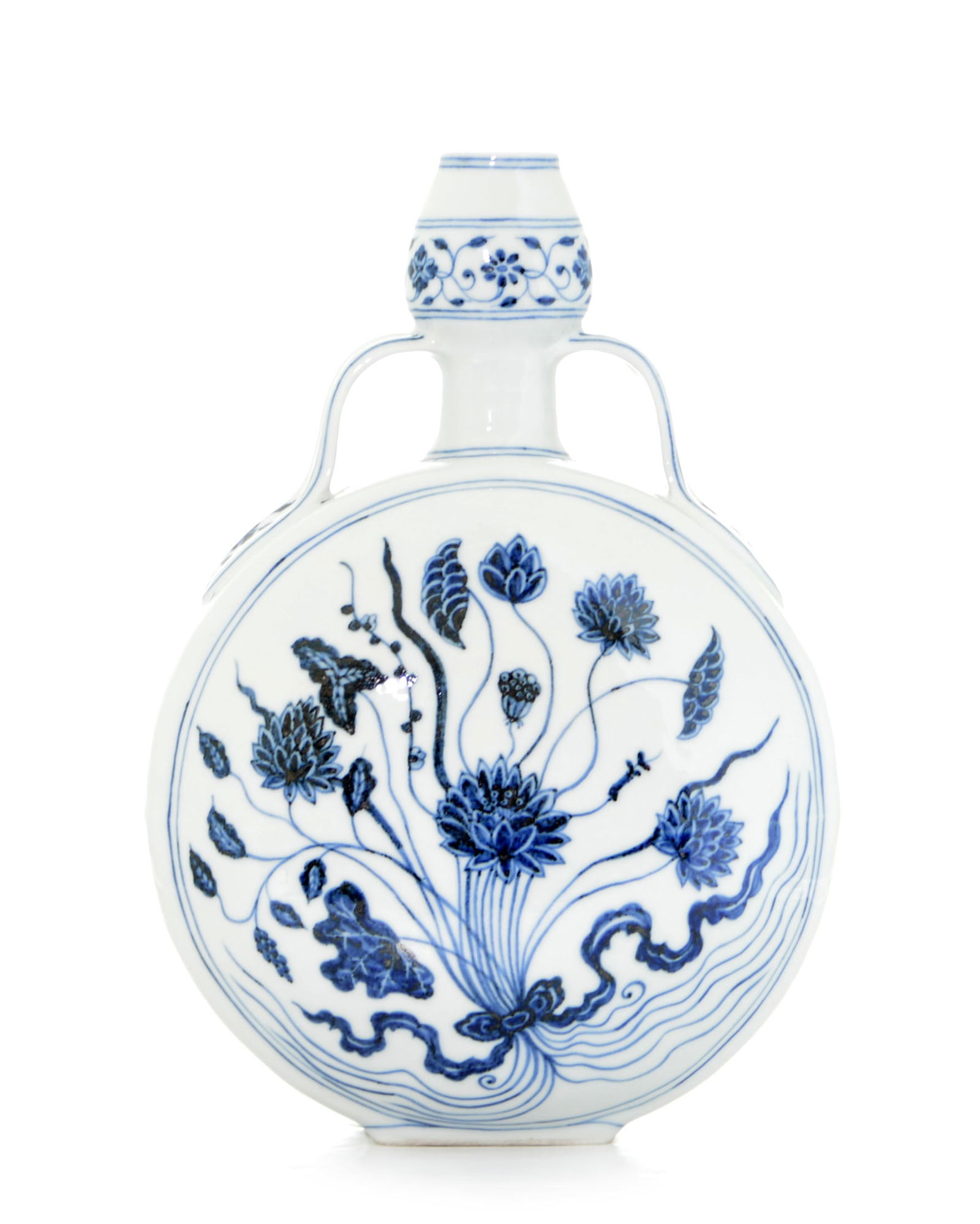 Chinese Yongle Blue and White Moon Flask Vase (1 of 13)