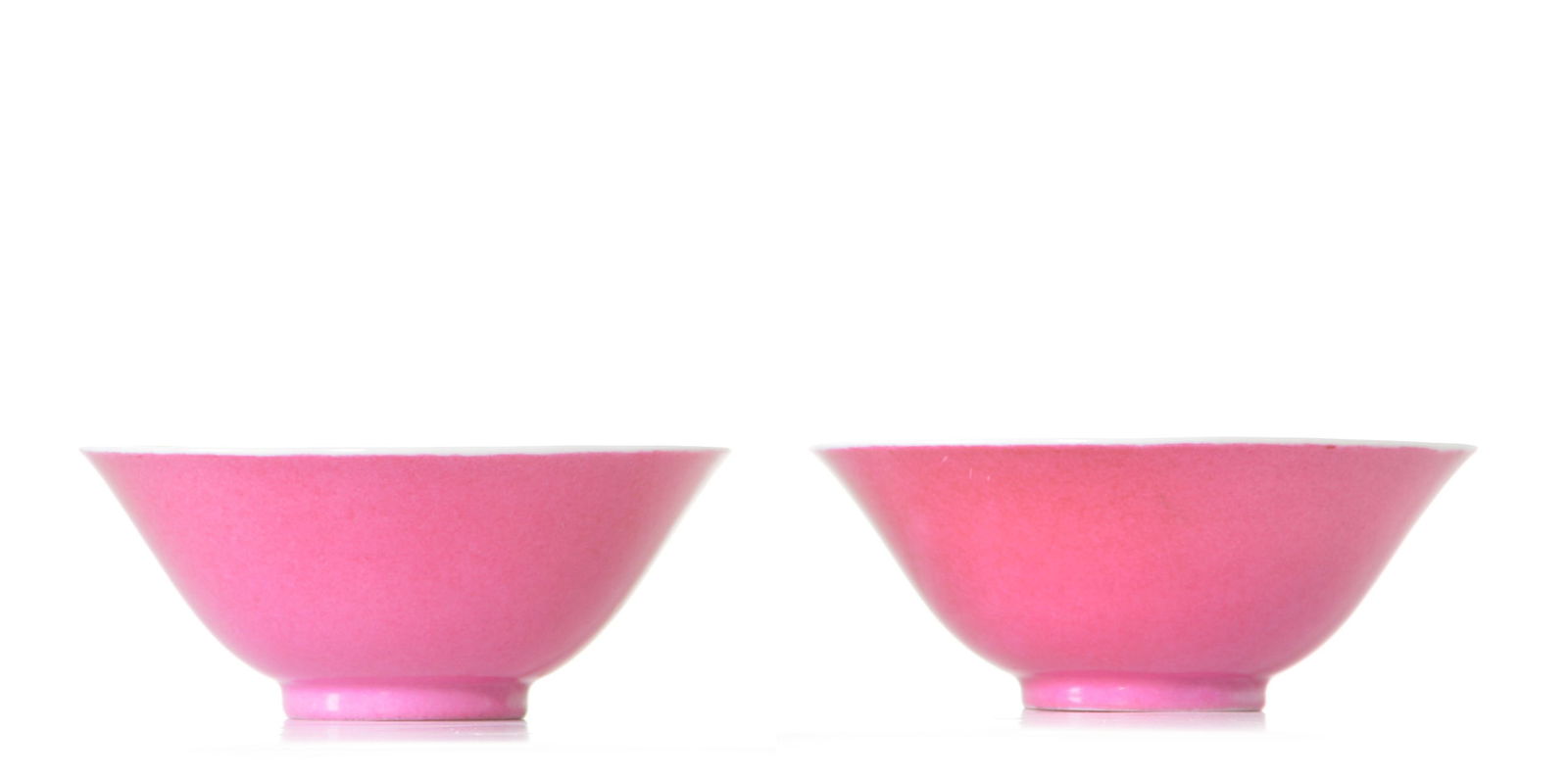 Very Fine and Rare Pair of Ruby-Enamelled Cups (1 of 20)