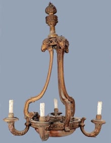 Wooden Chandelier