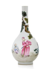 Rare Chinese Yuanmingyuan-Style Porcelain Vase
