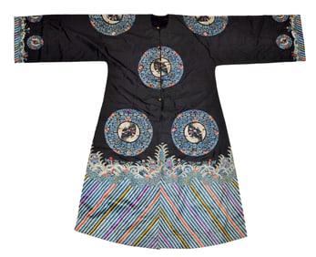 Superb Chinese Imperial Silk Court Robe