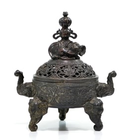 Chinese Bronze Incense Burner