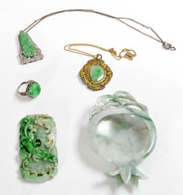 Group of Jadeite Items