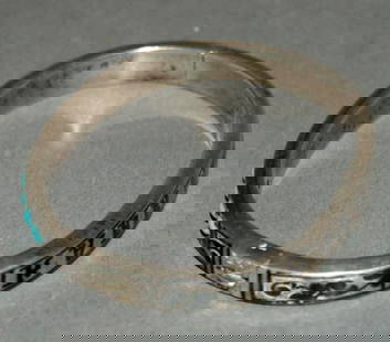 White Metal Bracelet: 19th century