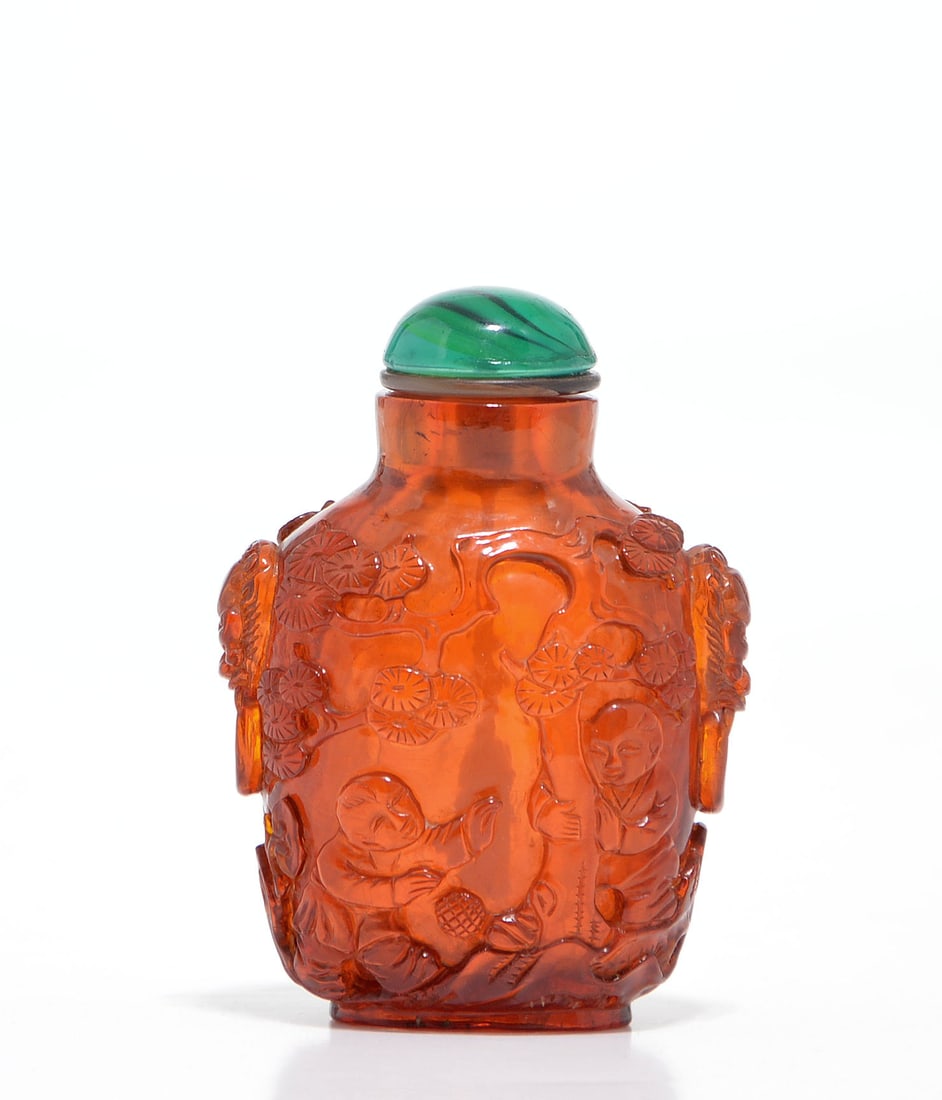 Chinese Imperial Amber Snuff Bottle (1 of 20)