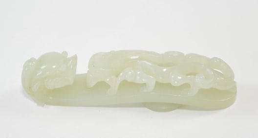 Chinese Jade 'Dragon' Belt Buckle